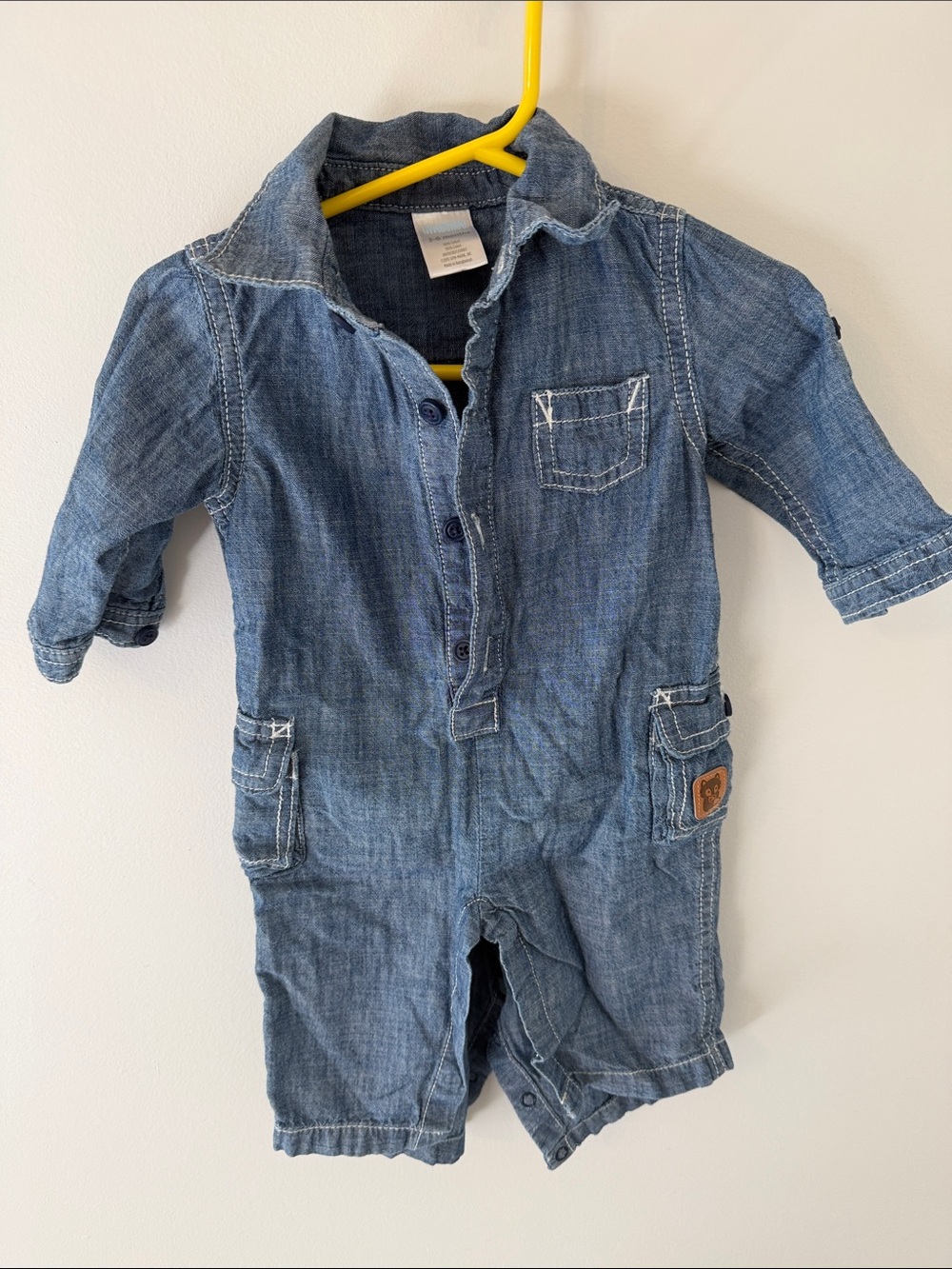Gymboree Indigo Denim-Style Romper